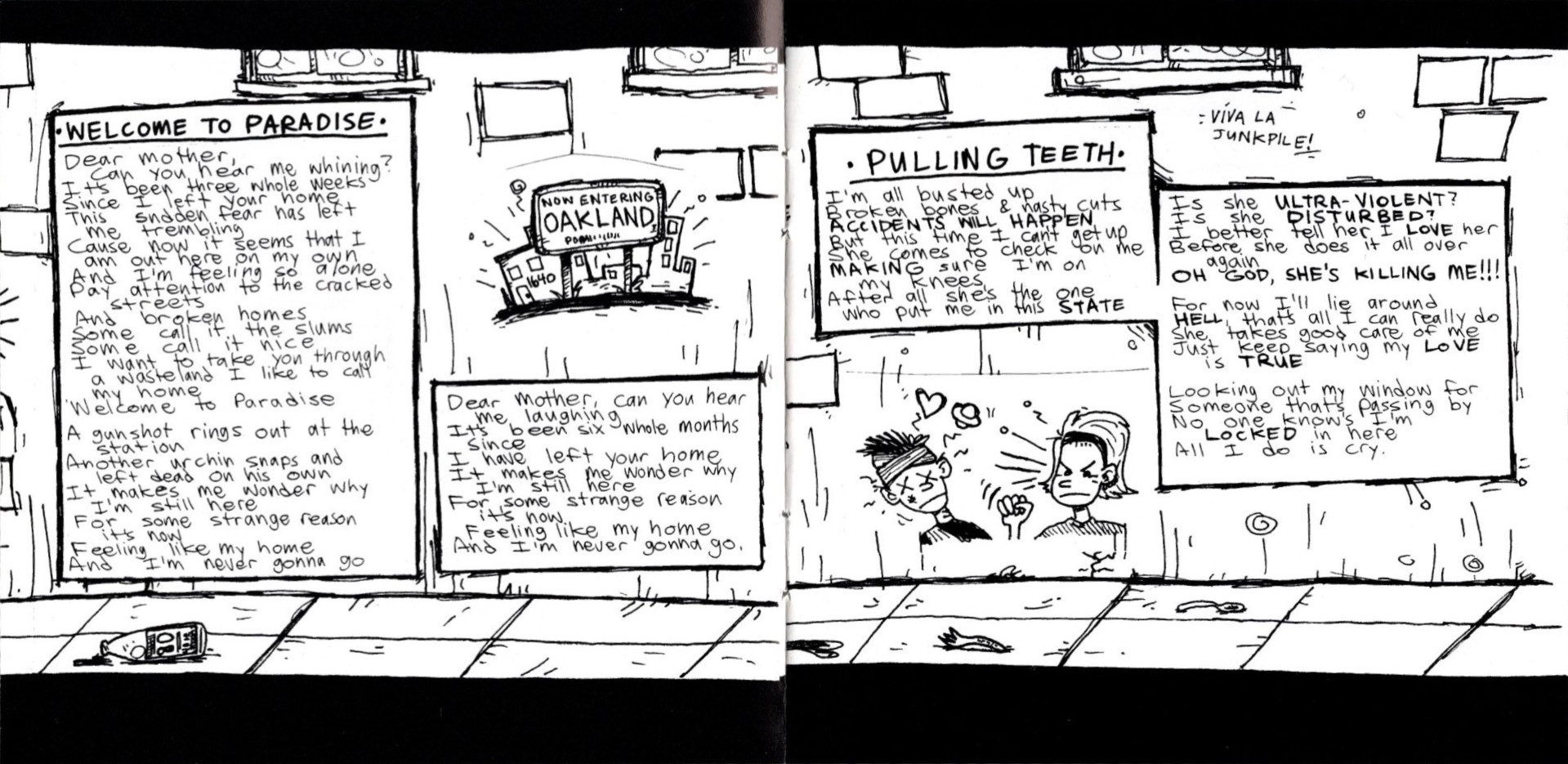 dookie by green day booklet pages 5 and 6